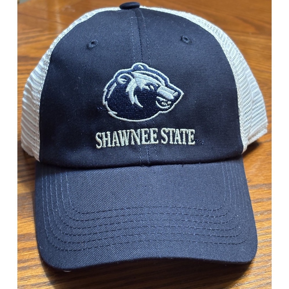 Shawnee State University Bears SSU Navy SnapBack Trucker Hat Cap OSFM New W/ Tag